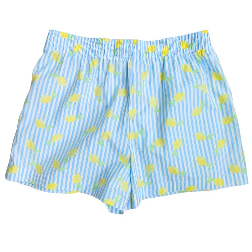 NWT Happily Grey Lemon Stripe Boxer Shorts - Size Small - Picture 3 of 3